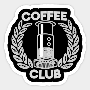 Coffee Club Sticker